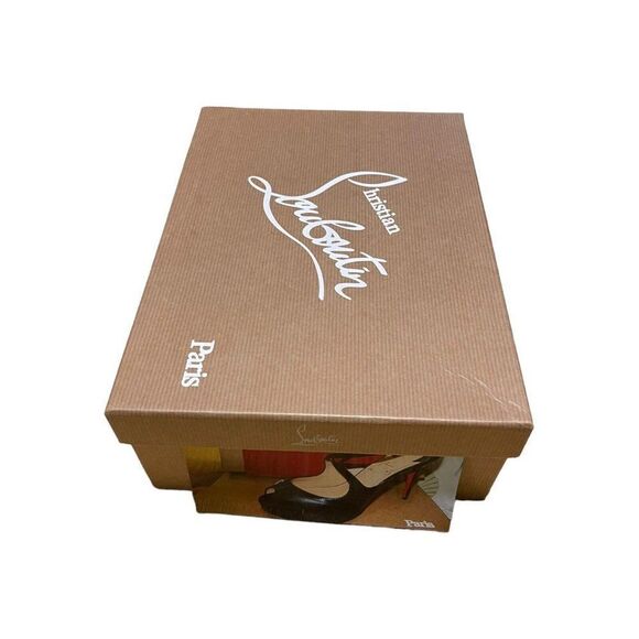 Christian Louboutin Empty Shoe Box 11.25”x8.25”x4 Storage Gift Set Tissue Paper - Picture 2 of 11